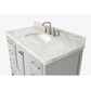 Ariel Cambridge  43" Modern Grey Single Oval Sink Vanity