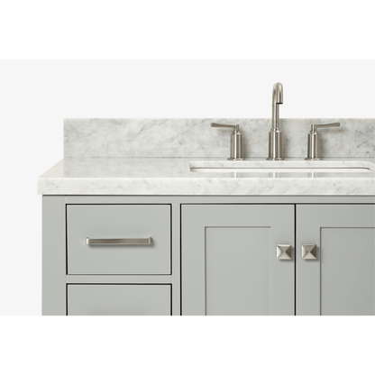 Ariel Cambridge  43" Modern Grey Single Rectangle Sink Vanity