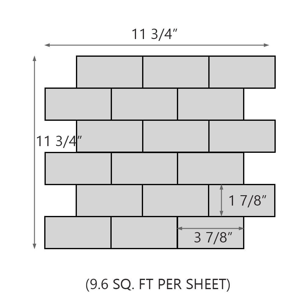 Design Element Blanco Marble Tile (9.6 sq. ft. / case) | MTILE03