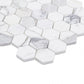 Design Element Hexagon Marble Tile (10 sq. ft. / case) | MTILE04