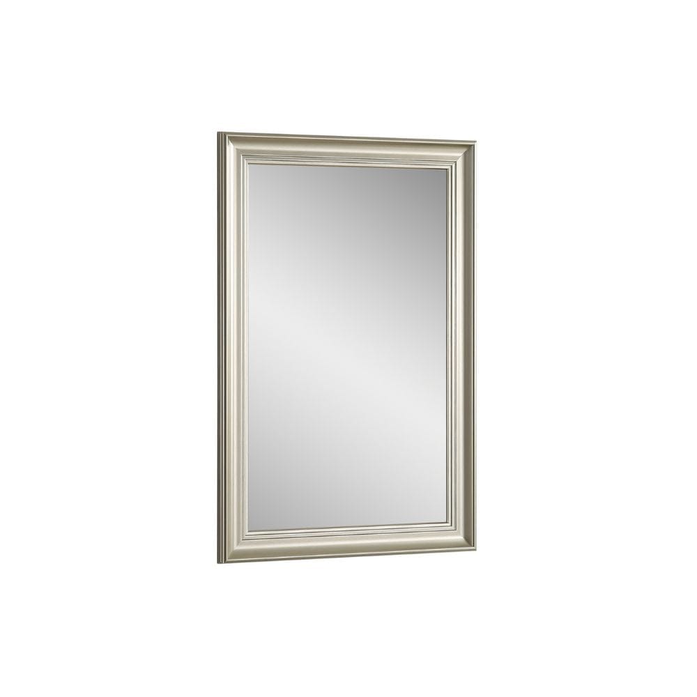 Vera Modern Champagne 36" W x 24" H Rectangular Vanity Mirror | MIR-3624-SQ-CP