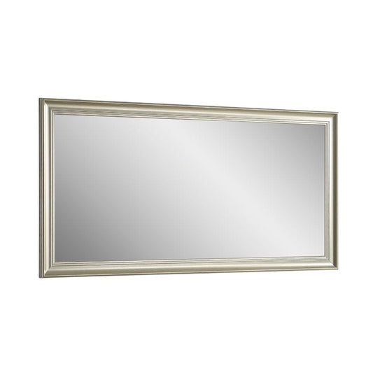 Vera Modern Champagne 60" W x 30" H Rectangular Vanity Mirror | MIR-6030-SQ-CP