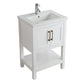 Alissa Modern White 24" Single Sink Vanity | SPV02-24-WT
