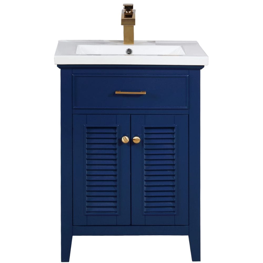 Cameron Transitional Blue 24" Single Sink Vanity | S09-24-BLU