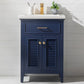 Cameron Transitional Blue 24" Single Sink Vanity | S09-24-BLU