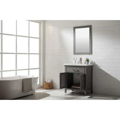 Cameron Transitional Gray 30" Single Sink Vanity | S09-30-GY