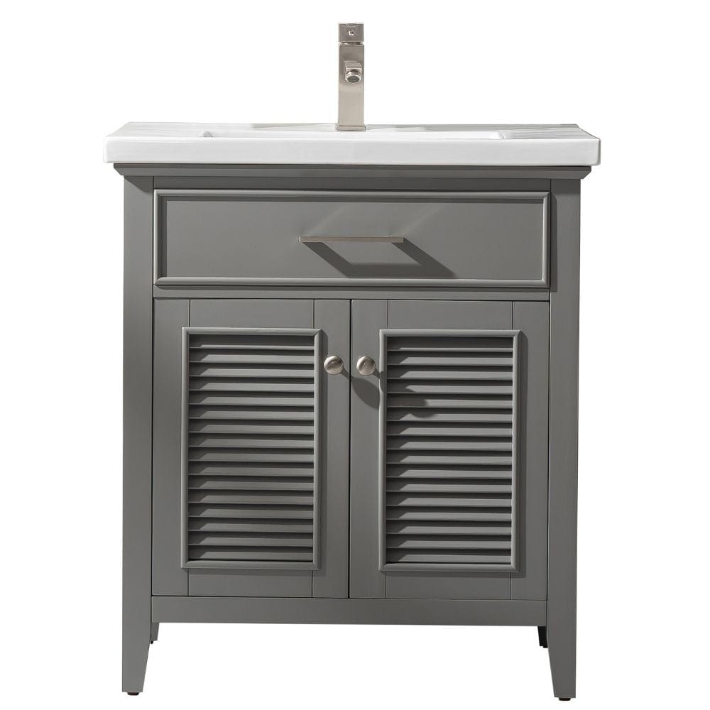 Cameron Transitional Gray 30" Single Sink Vanity | S09-30-GY