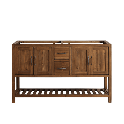 Design Element Austin 60" Vanity Base Only in Walnut