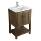 Design Element Austin Traditional Walnut 24" Single Sink Vanity | DEC4006-S