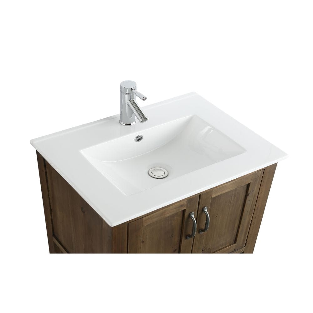 Design Element Austin Traditional Walnut 30" Single Sink Vanity | DEC4006-30