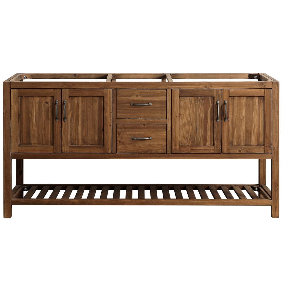 Design Element Austin Traditional Walnut 72" Vanity Base Only | DEC4006-D-CB