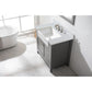 Design Element Burbank Transitional Gray 36" Single Vanity | BK-36-GY