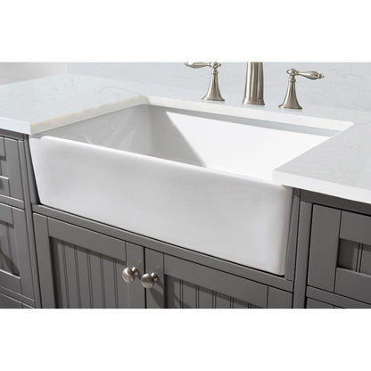 Design Element Burbank Transitional Gray 54" Single Vanity | BK-54-GY