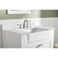 Design Element Burbank Transitional White 36" Single Vanity | BK-36-WT