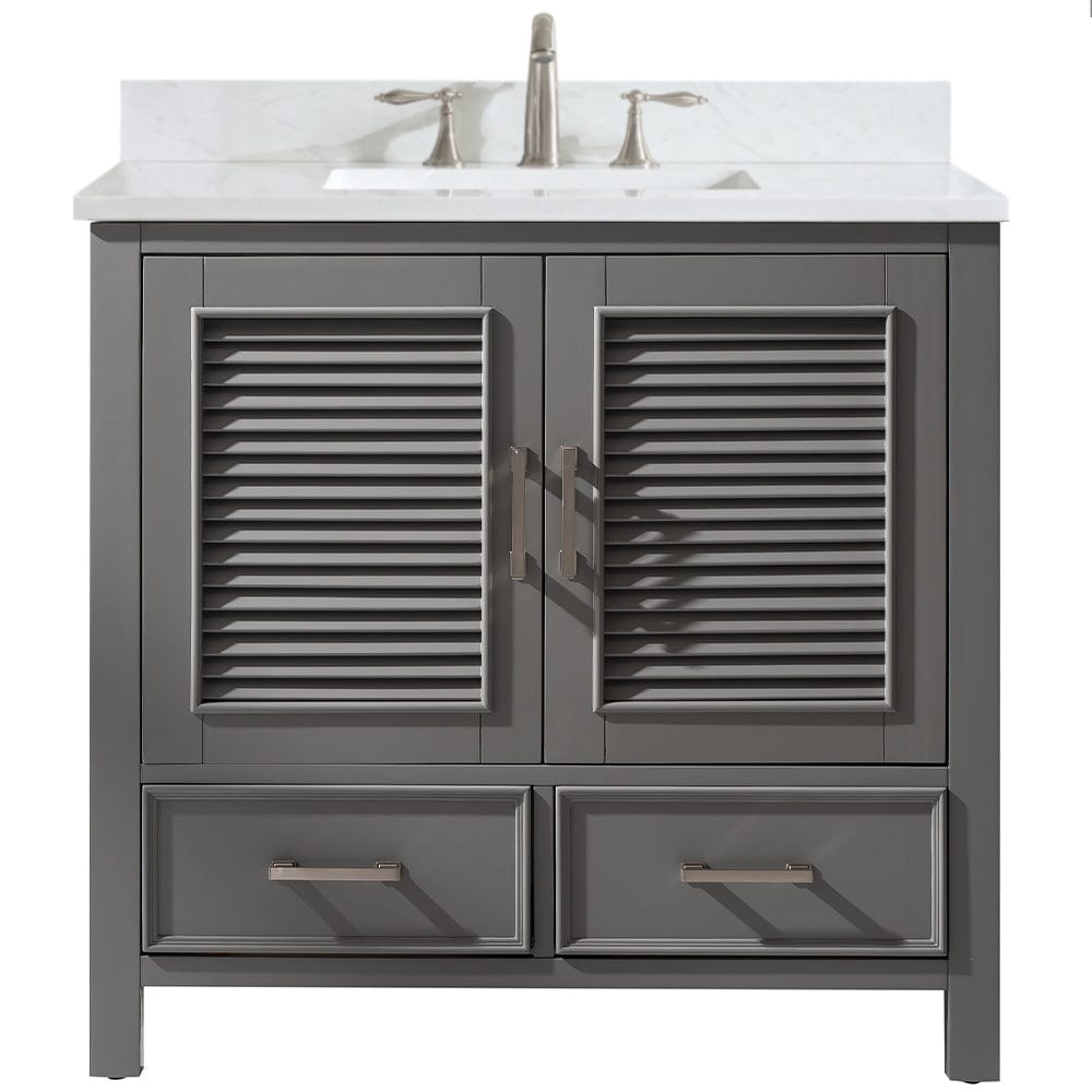 Design Element Estate Transitional Gray 36" Single Vanity | ES-36-GY