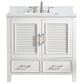 Design Element Estate Transitional White 36" Single Vanity | ES-36-WT