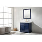 Design Element Milano Transitional Blue 36" Single Vanity | ML-36-BLU