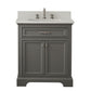 Design Element Milano Transitional Gray 30" Single Vanity | ML-30-GY