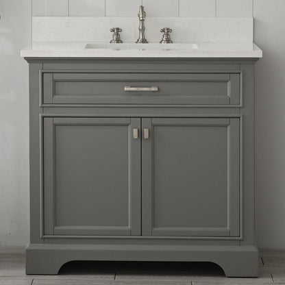 Design Element Milano Transitional Gray 36" Single Vanity | ML-36-GY