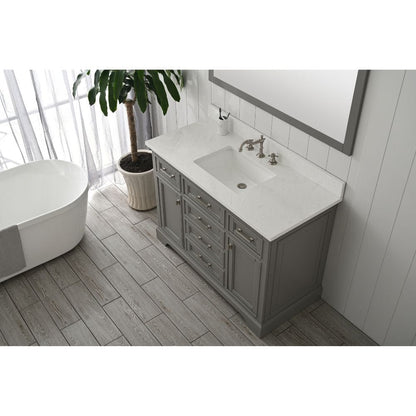 Design Element Milano Transitional Gray 48" Single Vanity | ML-48-GY