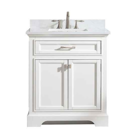 Design Element Milano Transitional White 30" Single Vanity | ML-30-WT