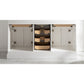Design Element Milano Transitional White 60" Single Sink Vanity | ML-60S-WT