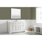 Design Element Milano Transitional White 60" Single Sink Vanity | ML-60S-WT