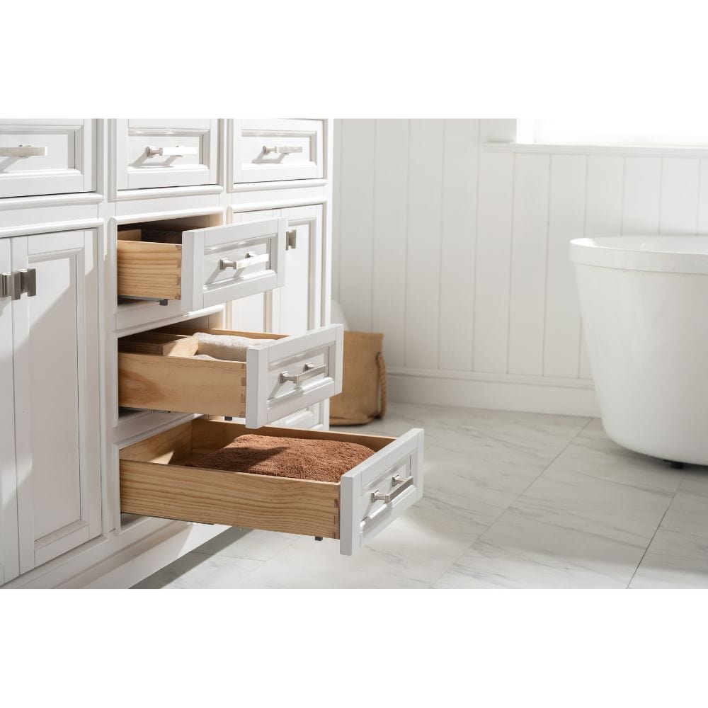 Design Element Milano Transitional White 60" Single Sink Vanity | ML-60S-WT