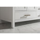 Design Element Valentino 72" White Double Rectangular Sink Vanity | V01-72-WT