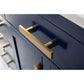 Design Element Valentino 84" Blue Double Rectangular Sink Vanity | V01-84-BLU