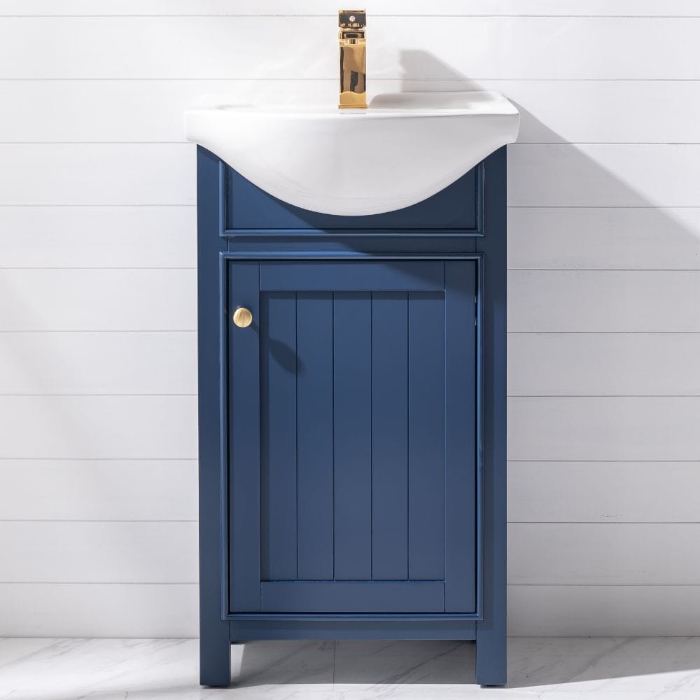 Marian Transitional Blue 20" Single Sink Vanity | S05-20-BLU