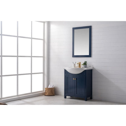 Marian Transitional Blue 30" Single Sink Vanity | S05-30-BLU