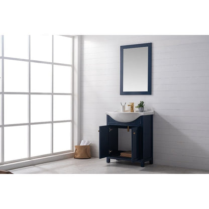 Marian Transitional Blue 30" Single Sink Vanity | S05-30-BLU