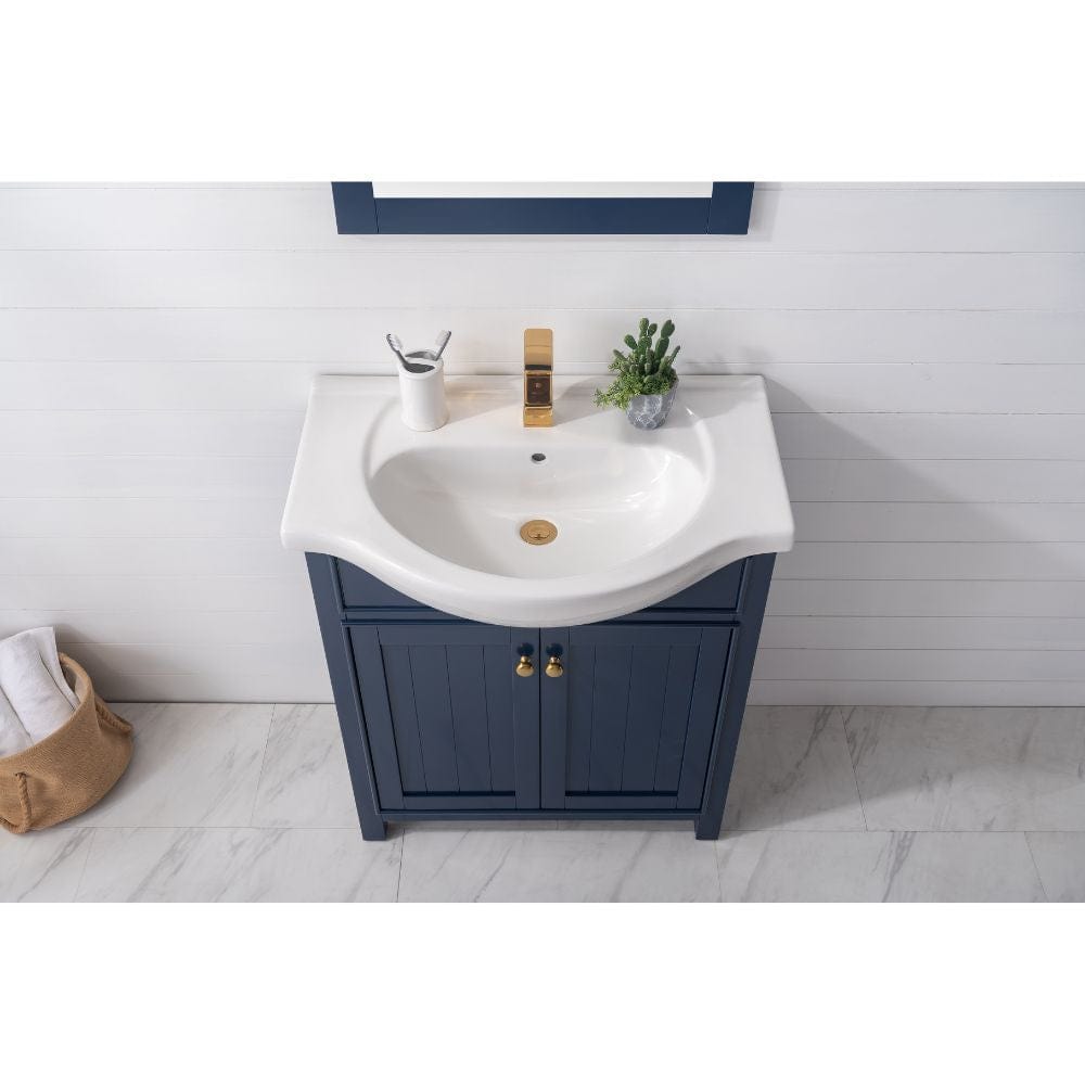 Marian Transitional Blue 30" Single Sink Vanity | S05-30-BLU