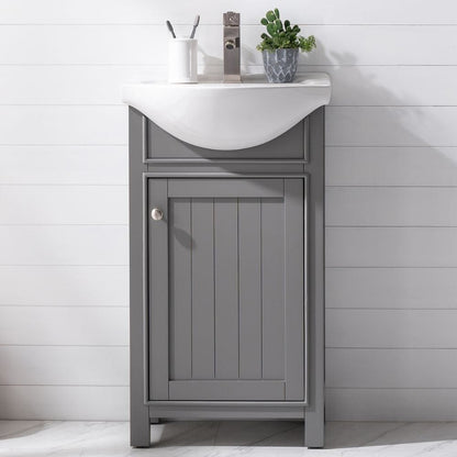 Marian Transitional Gray 20" Single Sink Vanity | S05-20-GY