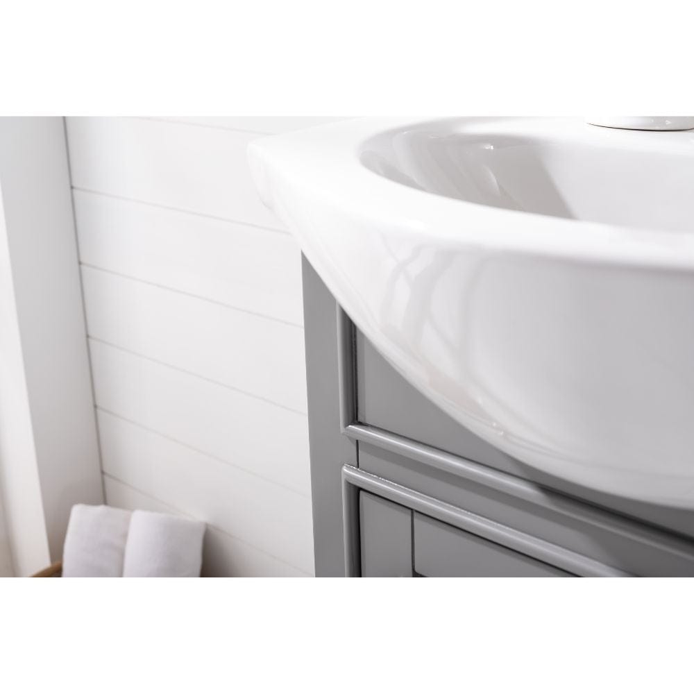 Marian Transitional Gray 20" Single Sink Vanity | S05-20-GY