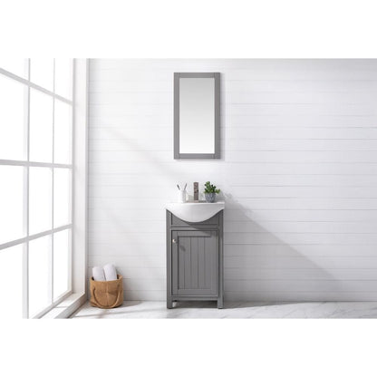 Marian Transitional Gray 20" Single Sink Vanity | S05-20-GY