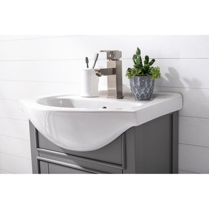 Marian Transitional Gray 20" Single Sink Vanity | S05-20-GY