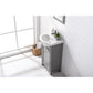 Marian Transitional Gray 20" Single Sink Vanity | S05-20-GY