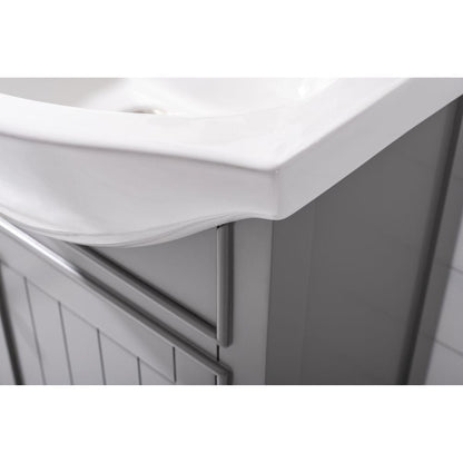 Marian Transitional Gray 20" Single Sink Vanity | S05-20-GY