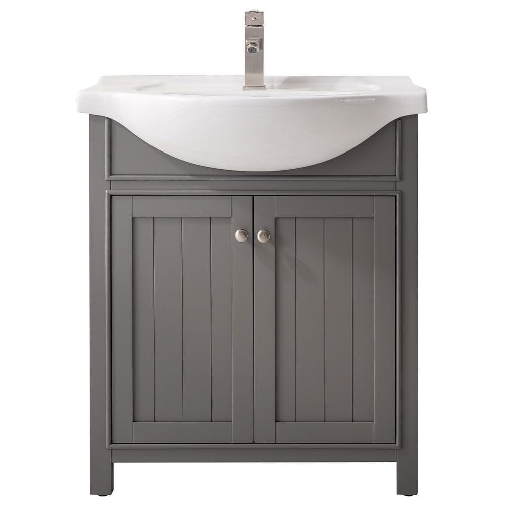 Marian 30" Single Sink Vanity In White By Design Element | S05-30-WT