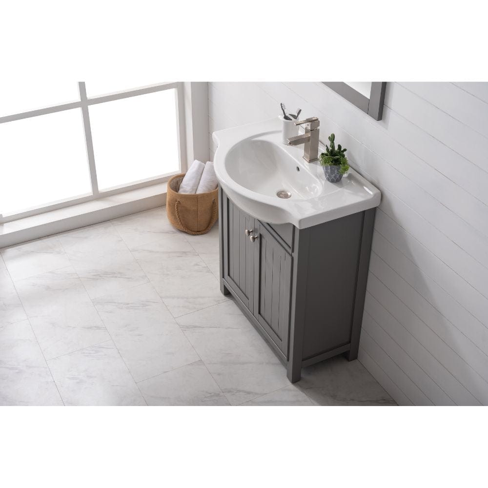 Marian Transitional Gray 30" Single Sink Vanity | S05-30-GY