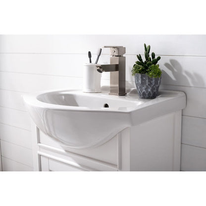 Marian Transitional White 20" Single Sink Vanity | S05-20-WT