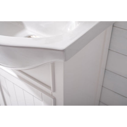 Marian Transitional White 20" Single Sink Vanity | S05-20-WT