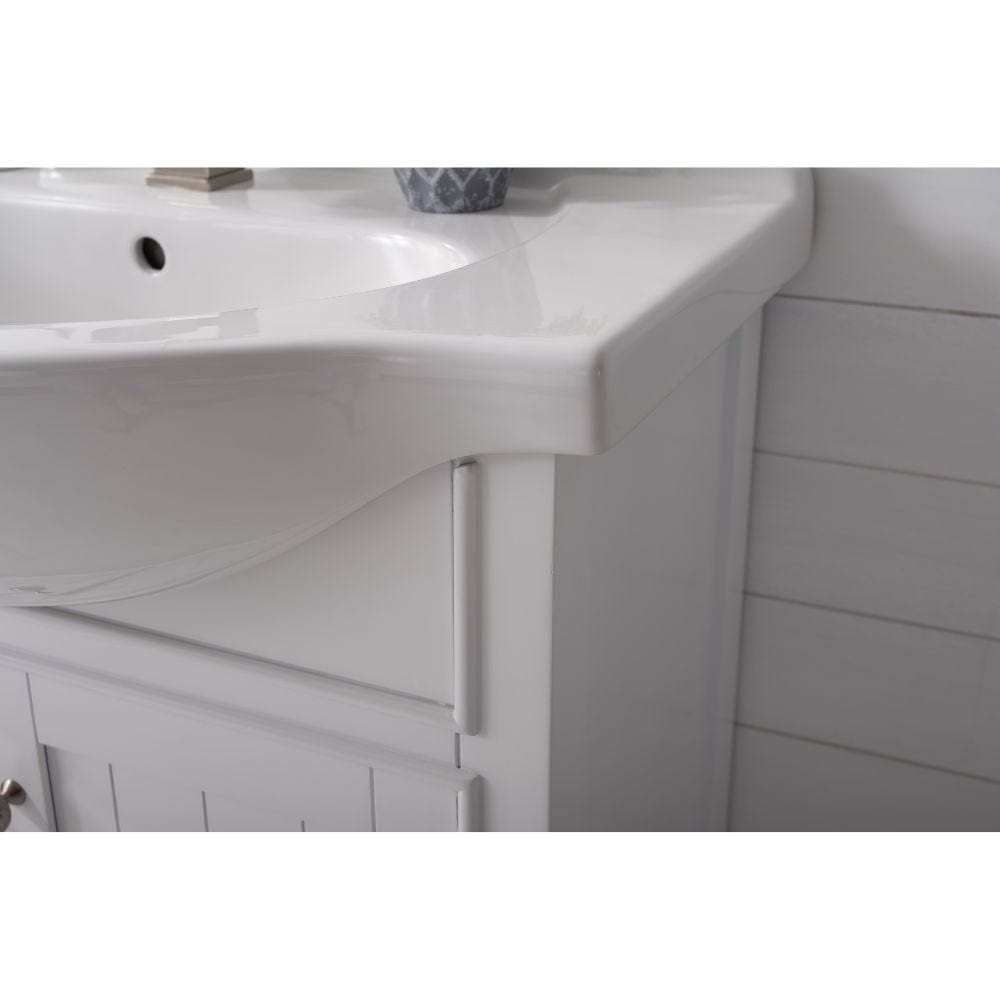 Marian Transitional White 30" Single Sink Vanity | S05-30-WT