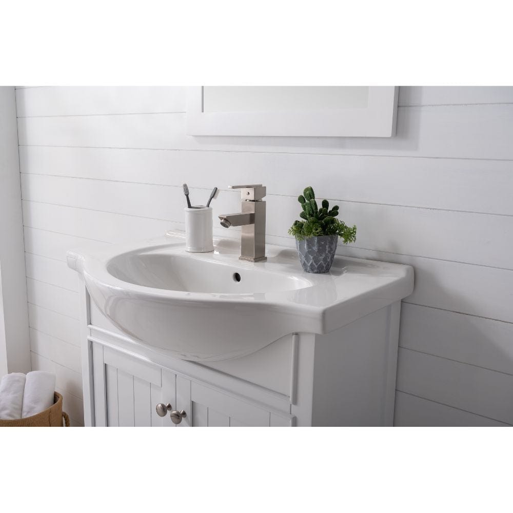 Marian Transitional White 30" Single Sink Vanity | S05-30-WT