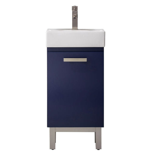 Stella Modern Blue 16.5" Single Sink Vanity | S03-17-BLU