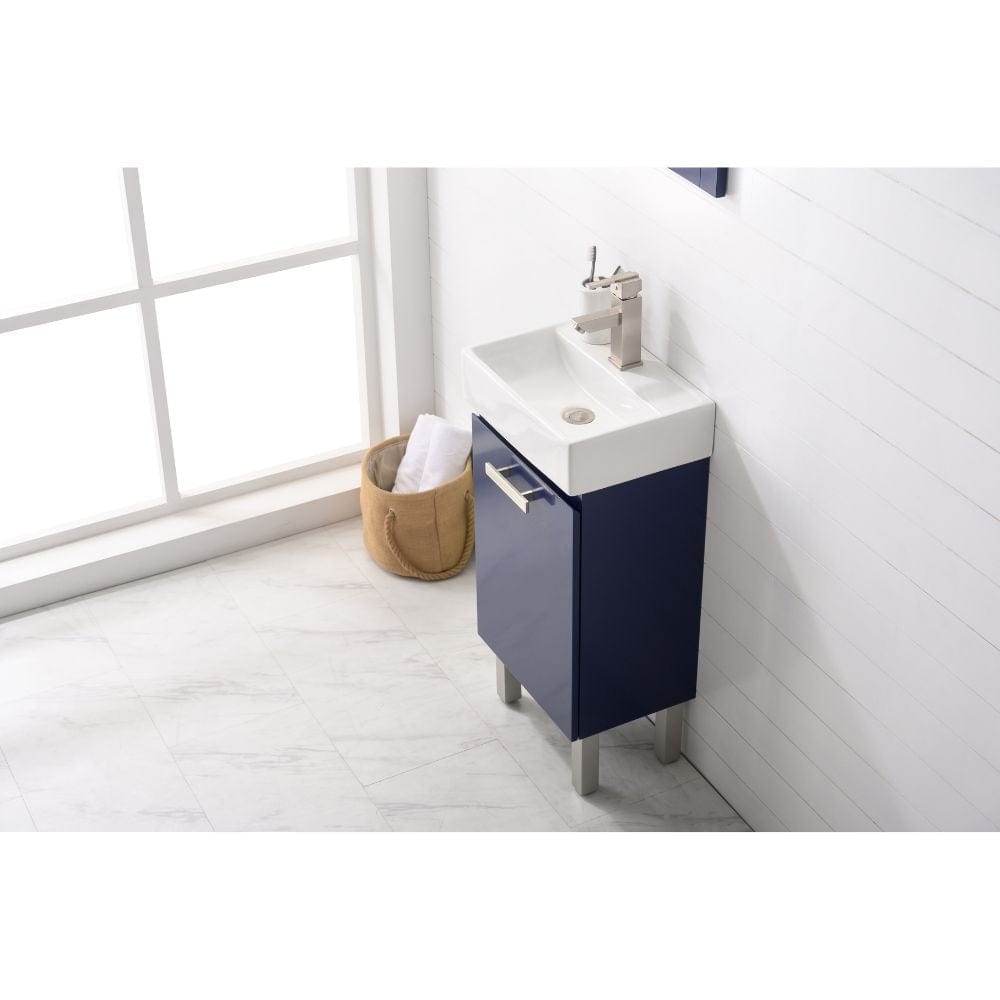 Stella Modern Blue 16.5" Single Sink Vanity | S03-17-BLU