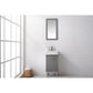 Stella Modern Gray 16.5" Single Sink Vanity | S03-17-GY