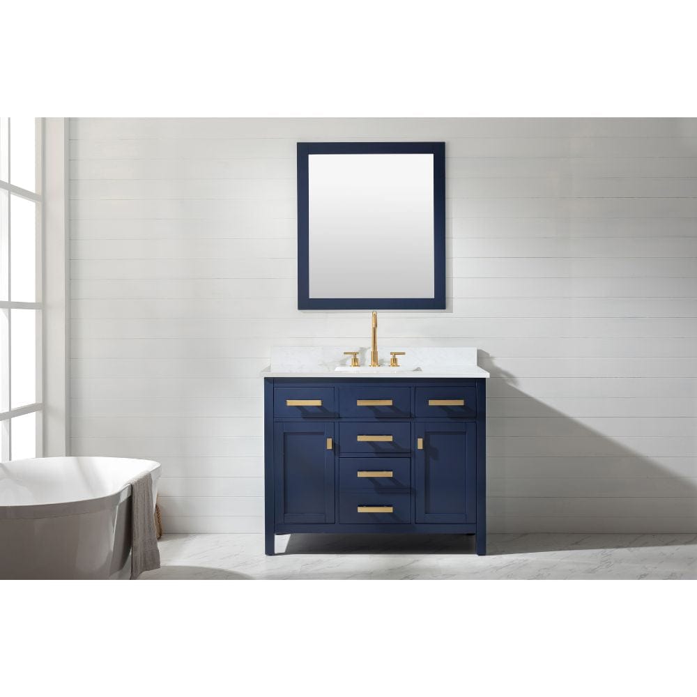 Valentino Modern Blue 42" Single Sink Vanity | V01-42-BLU